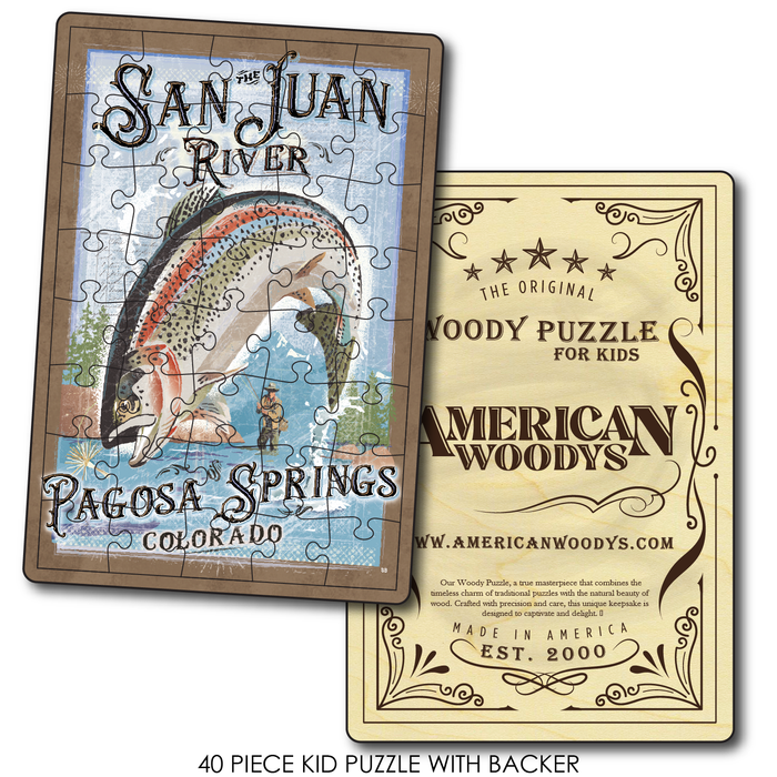 Fly Fishing Poster San Juan Pagosa