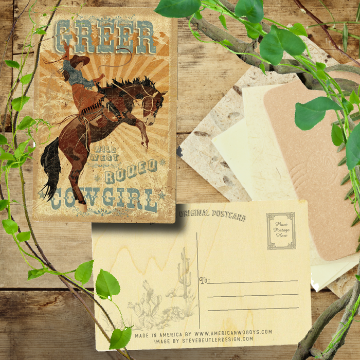 Greer Bucking Bronc Rodeo Cowgirl