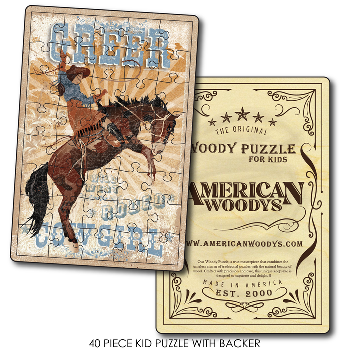 Greer Bucking Bronc Rodeo Cowgirl