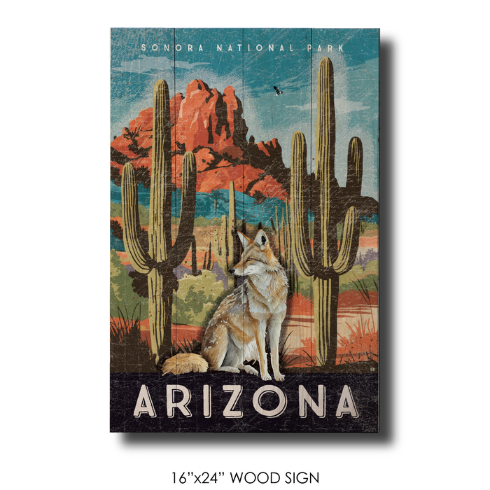 Arizona Sonora Desert Coyote