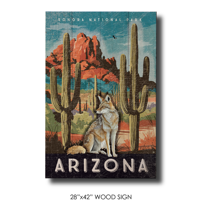 Arizona Sonora Desert Coyote