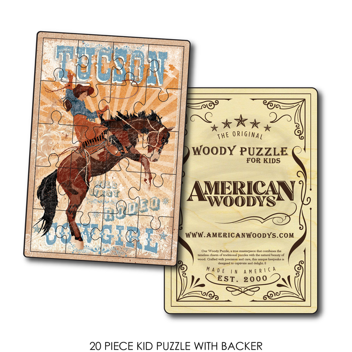 Tucson Bucking Bronc Rodeo Cowgirl