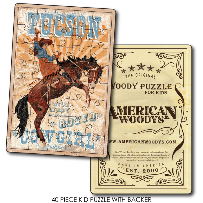 Tucson Bucking Bronc Rodeo Cowgirl