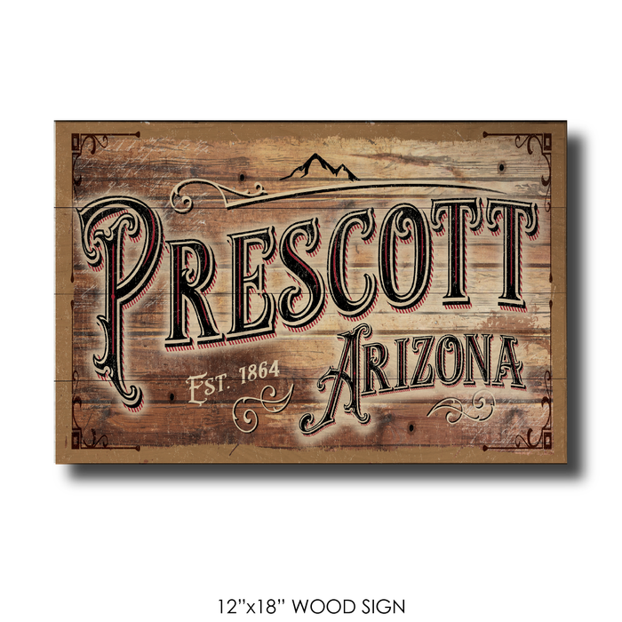Prescott Town Sign