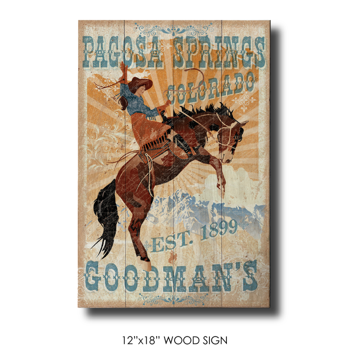 Goodnmans Bucking Bronc Cowgirl