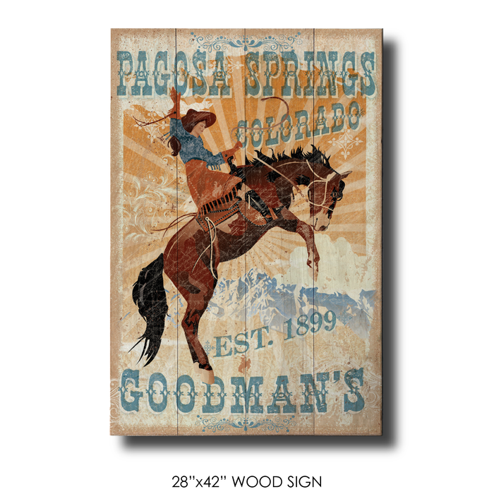 Goodnmans Bucking Bronc Cowgirl