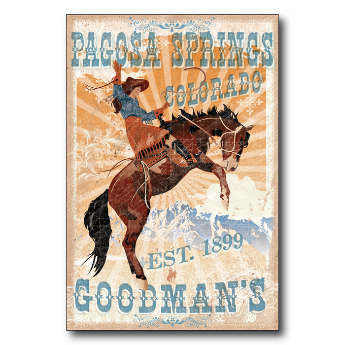 Goodnmans Bucking Bronc Cowgirl
