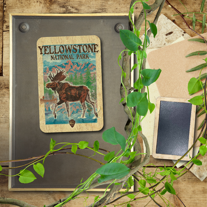 Vintage Moose Yellowstone