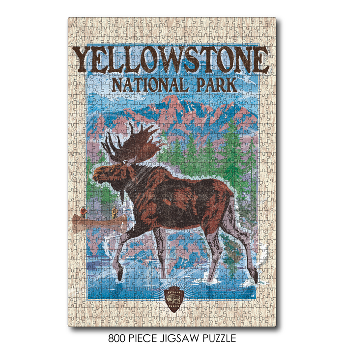 Vintage Moose Yellowstone