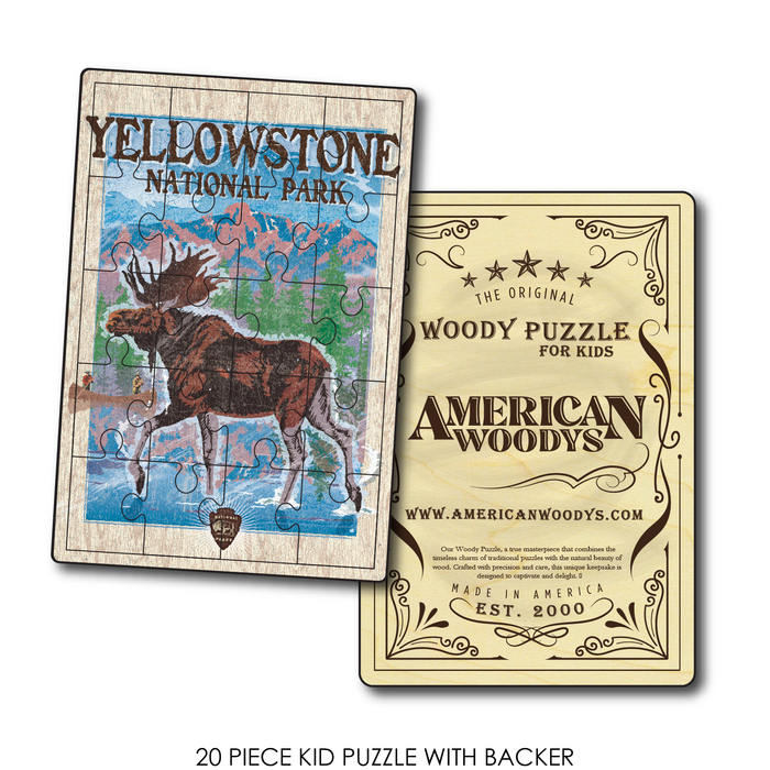 Vintage Moose Yellowstone