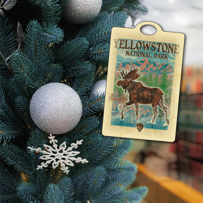 Vintage Moose Yellowstone
