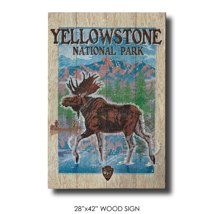 Vintage Moose Yellowstone