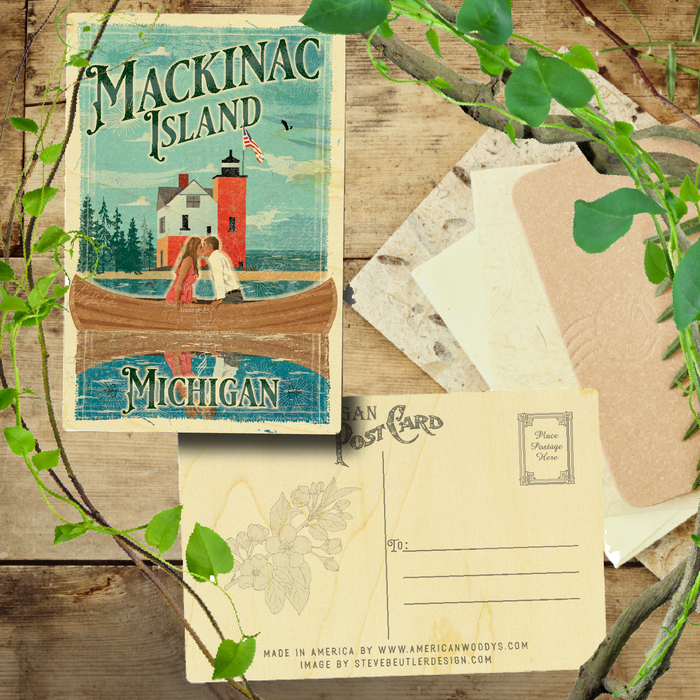 Fall in Love Canoe Mackinac