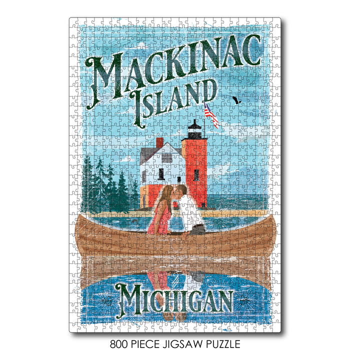 Fall in Love Canoe Mackinac