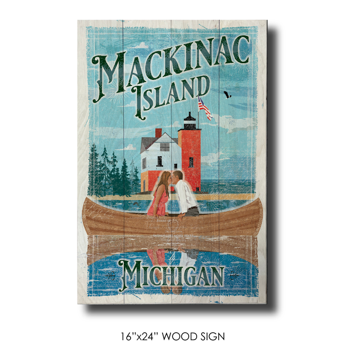 Fall in Love Canoe Mackinac