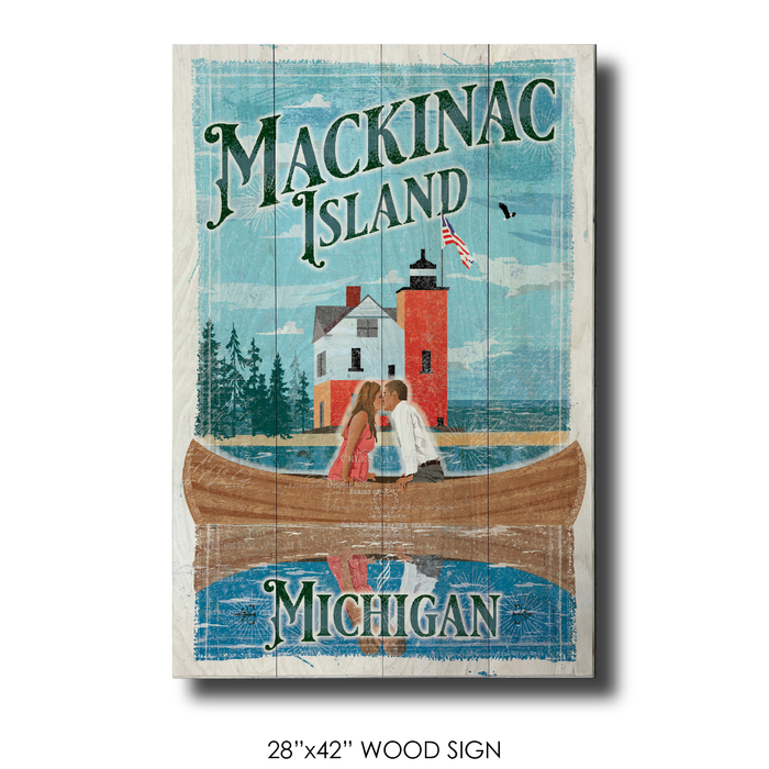 Fall in Love Canoe Mackinac