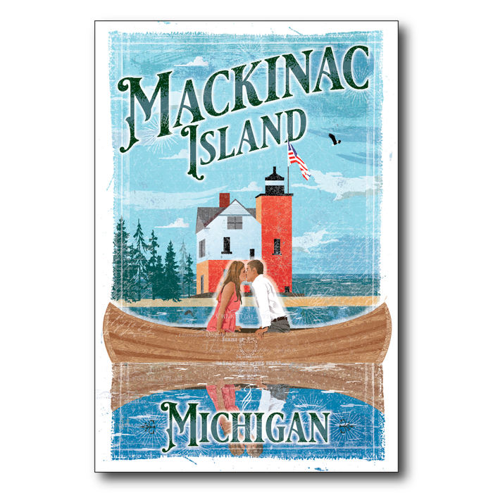 Fall in Love Canoe Mackinac