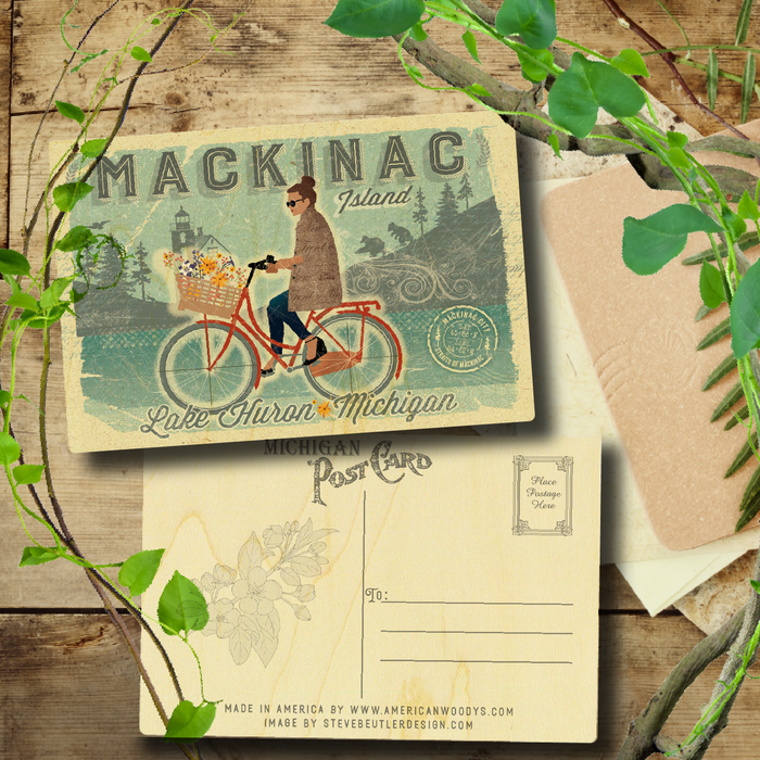 Mackinac Island Bike Girl