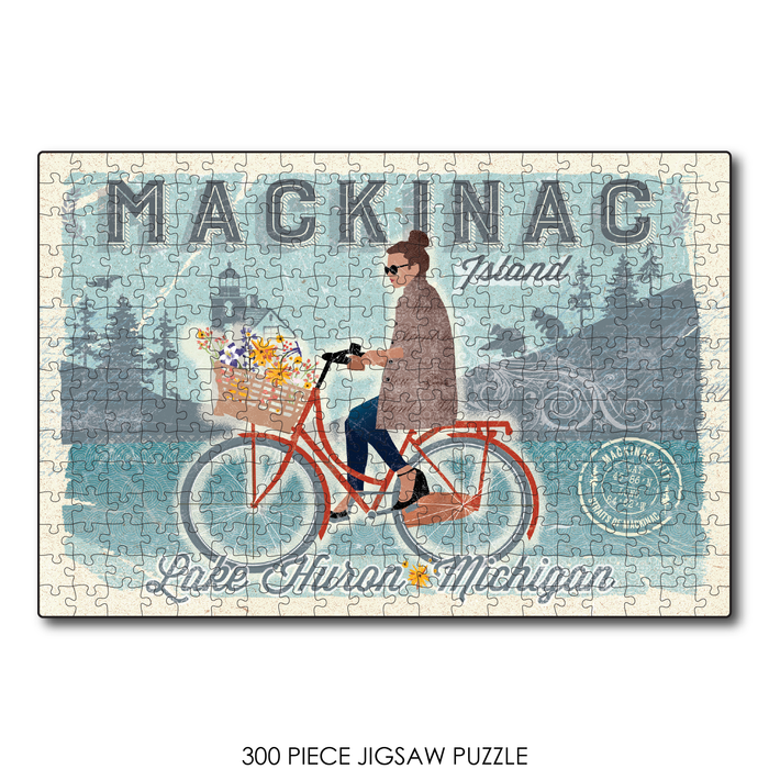 Mackinac Island Bike Girl