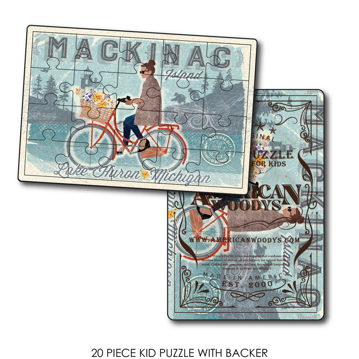 Mackinac Island Bike Girl