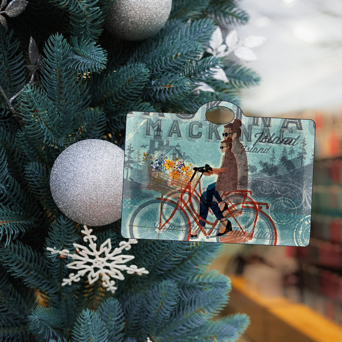 Mackinac Island Bike Girl