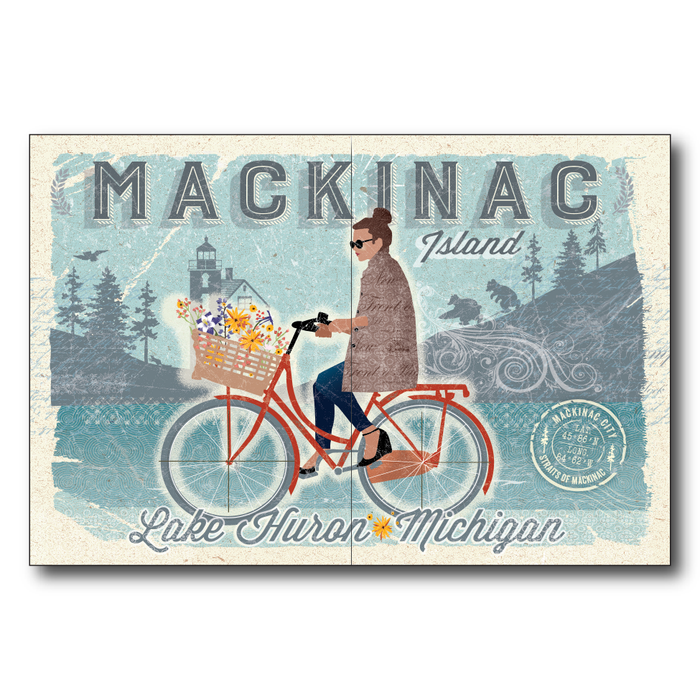 Mackinac Island Bike Girl