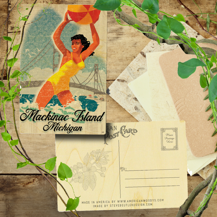 Mackinac Island Beach Girl