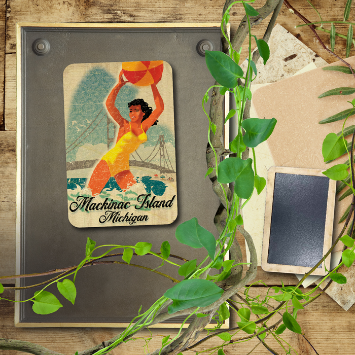 Mackinac Island Beach Girl