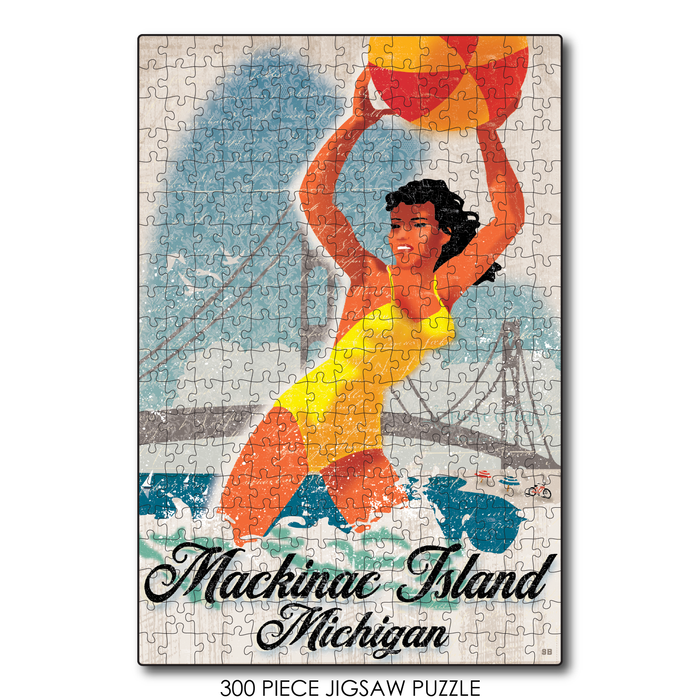 Mackinac Island Beach Girl