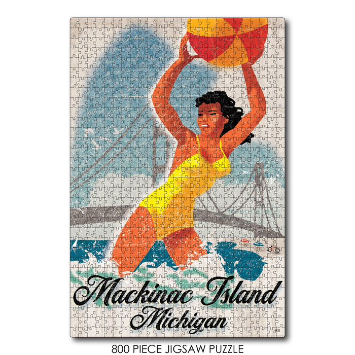 Mackinac Island Beach Girl