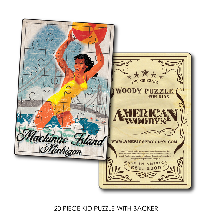 Mackinac Island Beach Girl