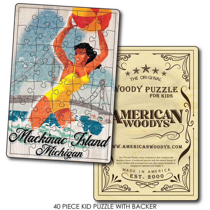 Mackinac Island Beach Girl