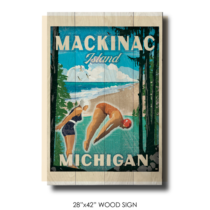 Mackinac Island Vintage Divers