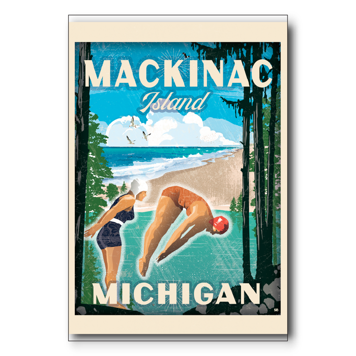 Mackinac Island Vintage Divers