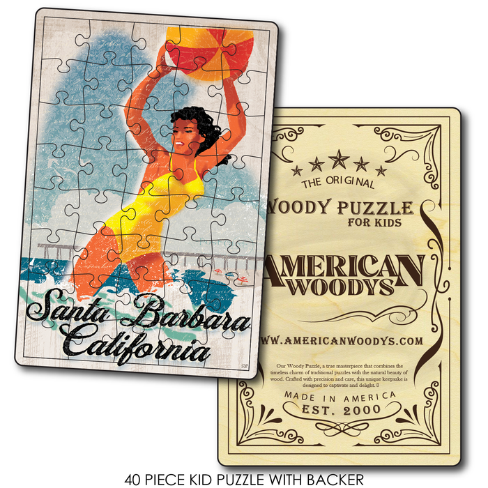 Santa Barbara Beach Girl