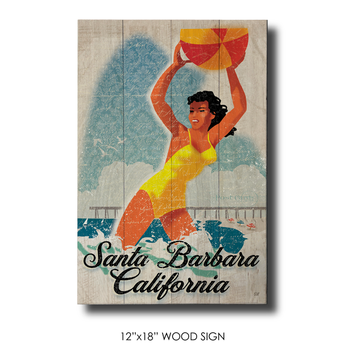 Santa Barbara Beach Girl