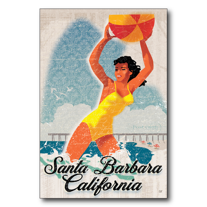 Santa Barbara Beach Girl