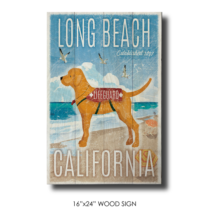 Long Beach Lifeguard Dog