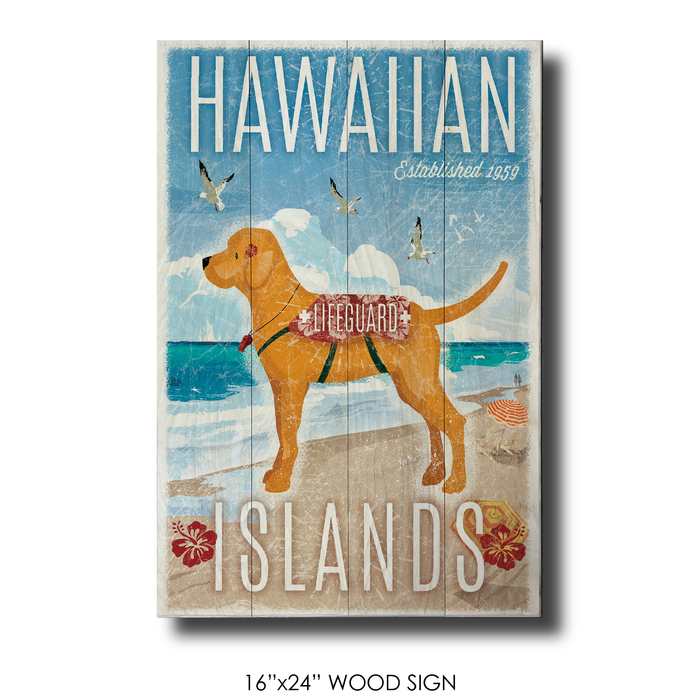 Hawaiian Islands Lifeguard Dog