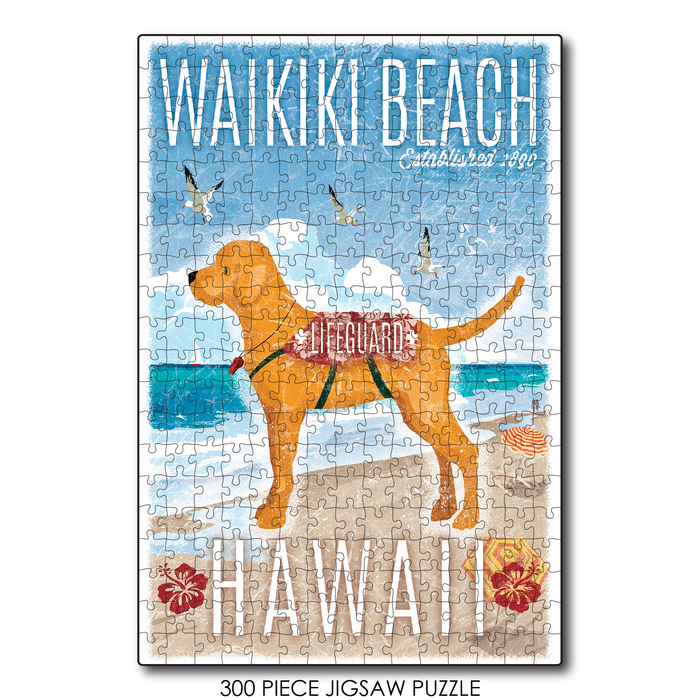 Waikiki Beach Lifeguard Dog