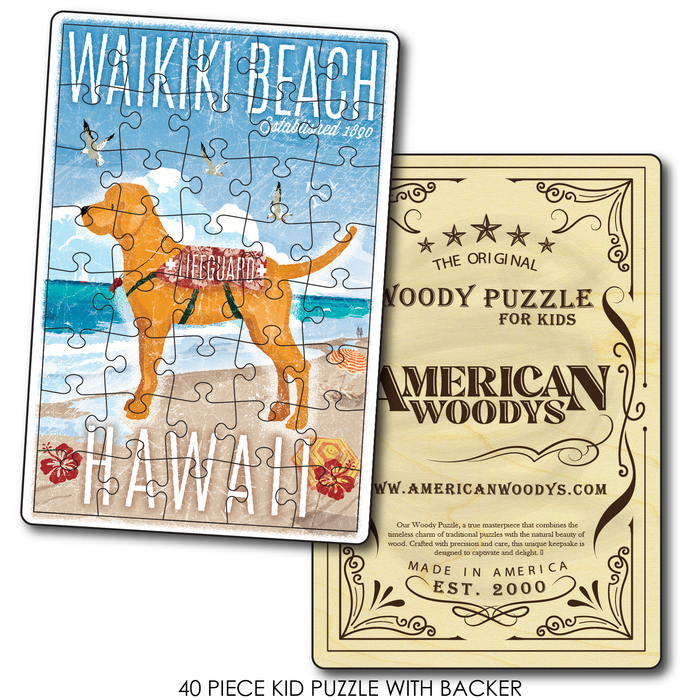 Waikiki Beach Lifeguard Dog