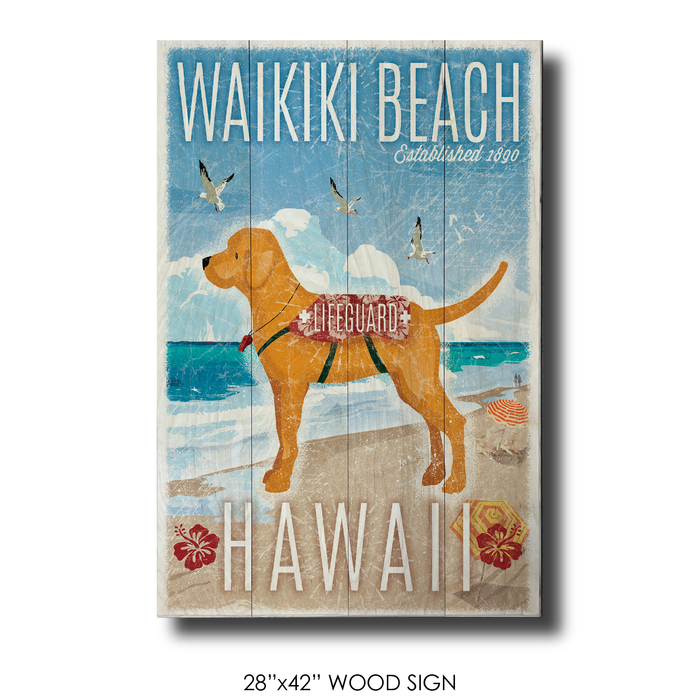 Waikiki Beach Lifeguard Dog