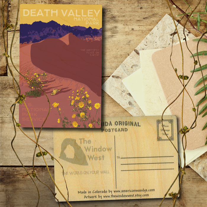 Death Valley Flowers Postcard