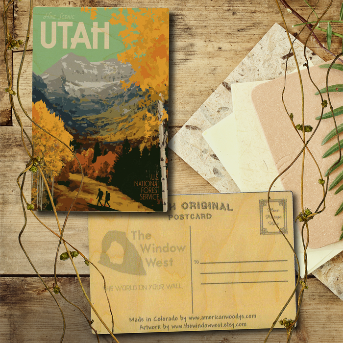 Hike Utah Postcard