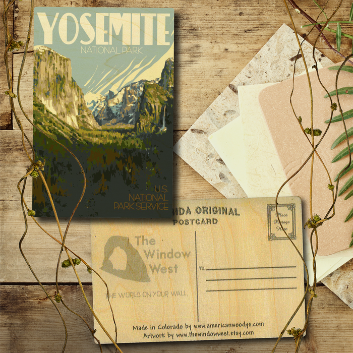 Yosemitie National Park Postcard