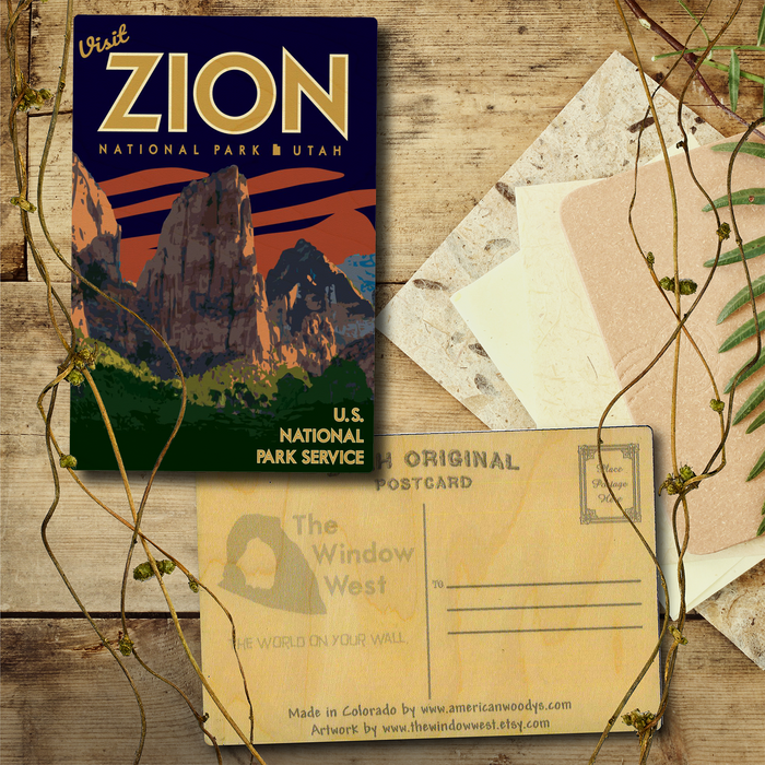 Zion Dark Postcard