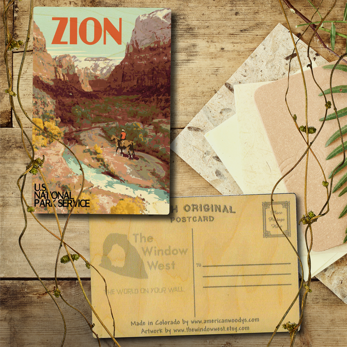 Zion Horseback Postcard