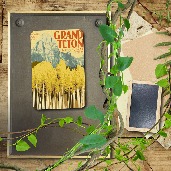 Grand Teton Aspen Magnet