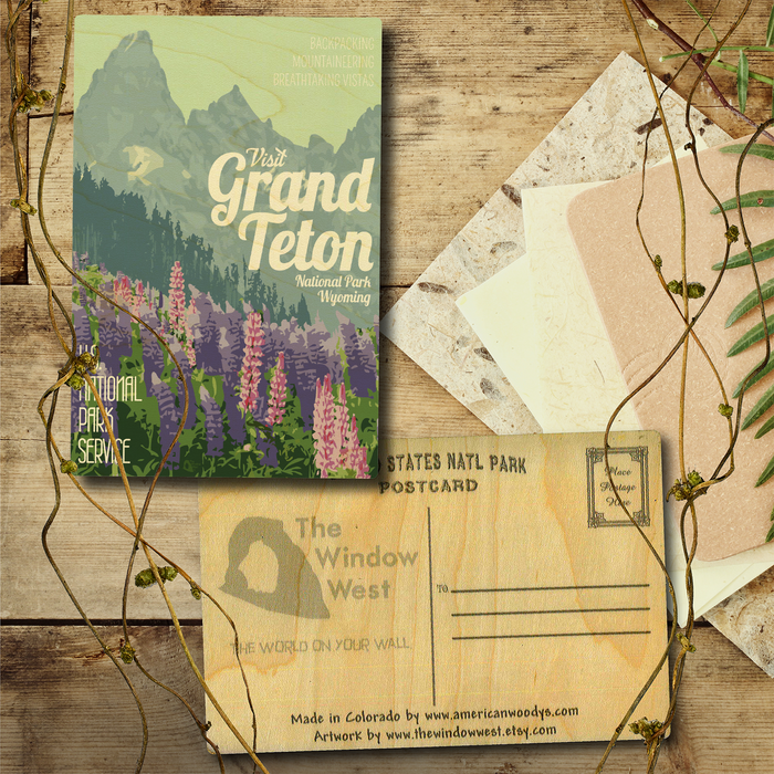 Grand Teton Purple Postcard