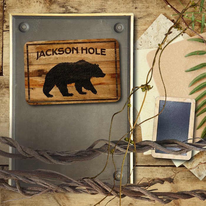 Jackson Hole Black Bear Magnet